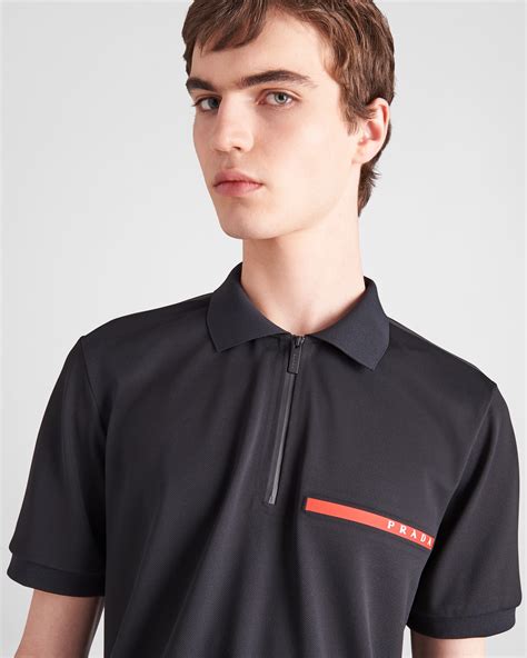 prada pique men tee|Prada Polo Shirts for Men .